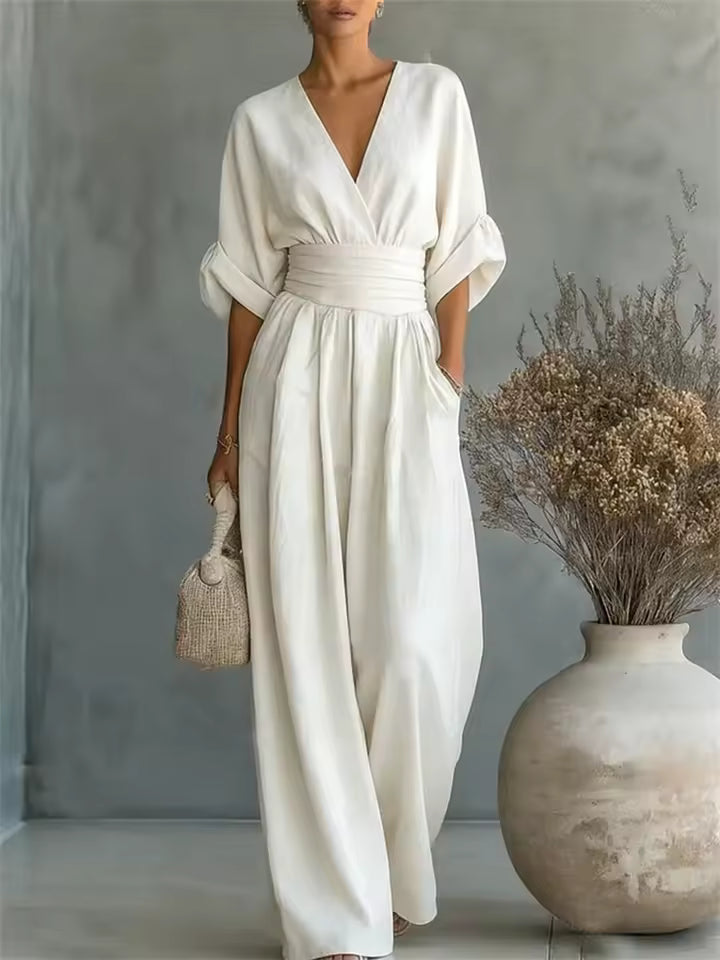Serena – Palazzo-Jumpsuit mit Taillenband