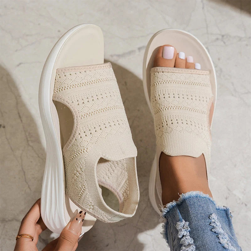 Hanna™ | Atmungsaktive Plateausandalen für Damen