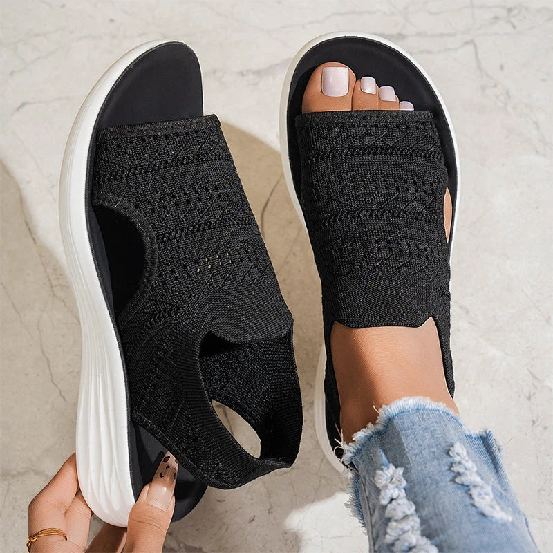 Hanna™ | Atmungsaktive Plateausandalen für Damen
