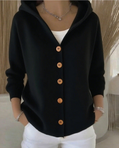 Rocío | Strickjacke mit Kapuze