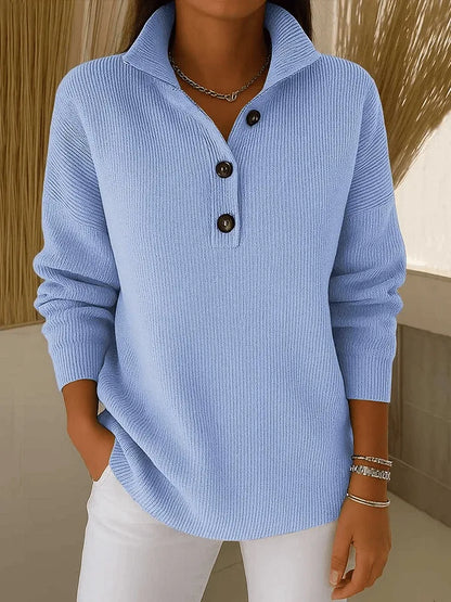 Amparo | Polo aus Jersey mit V-Ausschnitt