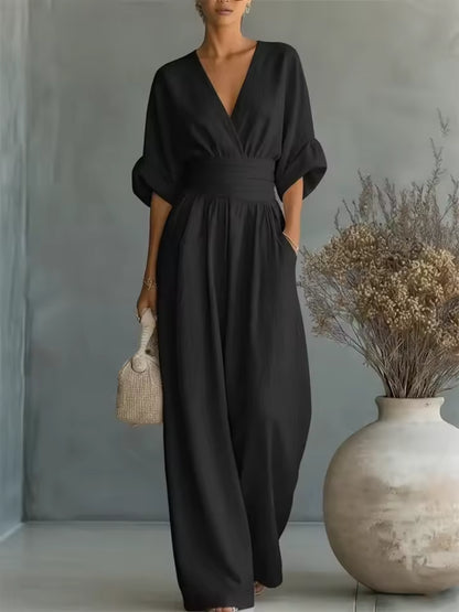 Serena – Palazzo-Jumpsuit mit Taillenband