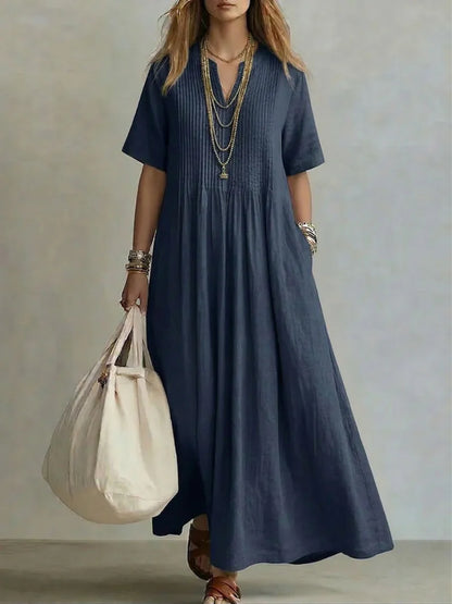 Lena | Figurformendes Plisseekleid