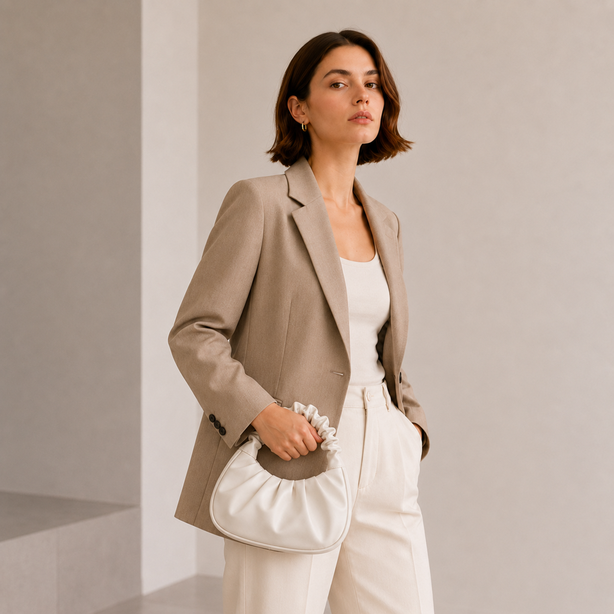 Selene – Geraffte Schultertasche