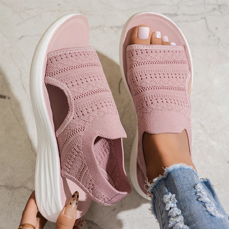 Hanna™ | Atmungsaktive Plateausandalen für Damen
