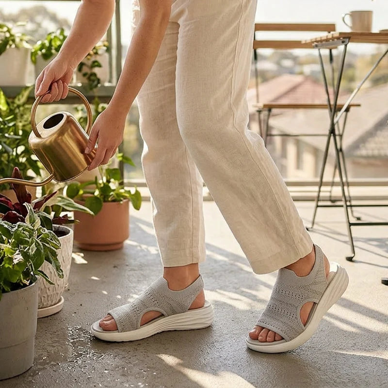 Hanna™ | Atmungsaktive Plateausandalen für Damen