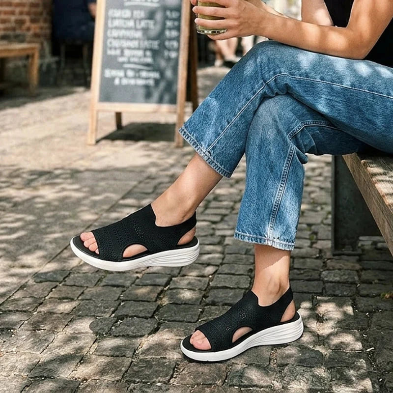 Hanna™ | Atmungsaktive Plateausandalen für Damen